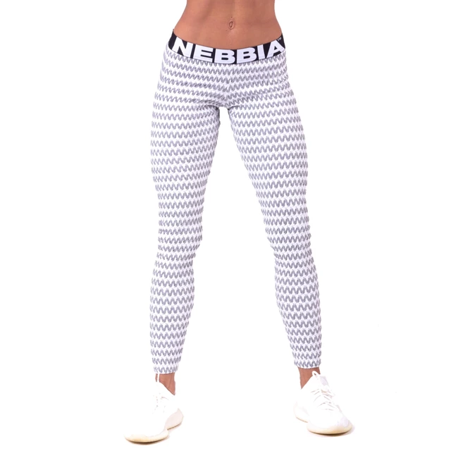 Női leggings Nebbia Boho Style 3D pattern 658 - világos szürke - világos szürke