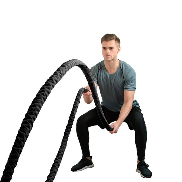 inSPORTline WaveRope Fitness Seil 3,8cm x 9m