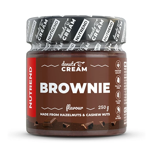 Ořechový krém Nutrend Denuts Cream Brownie 250 g