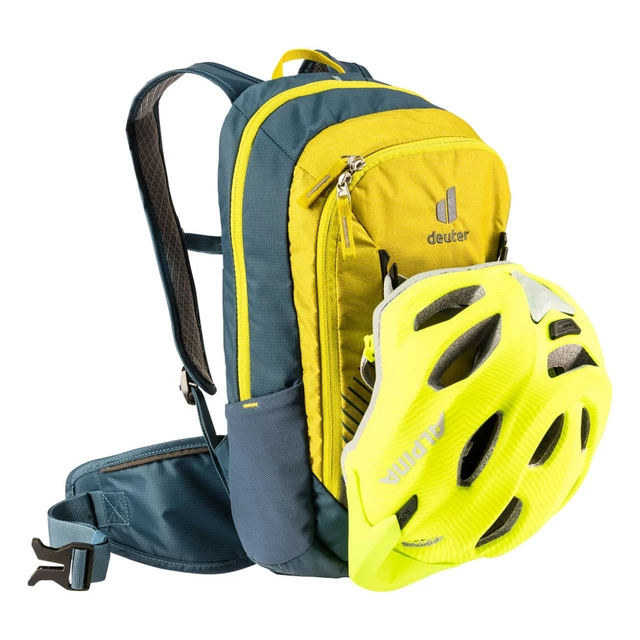 Gyerek kerékpáros hátizsák Deuter Compact 8 JR - zöld curry-sarkvidéki kék