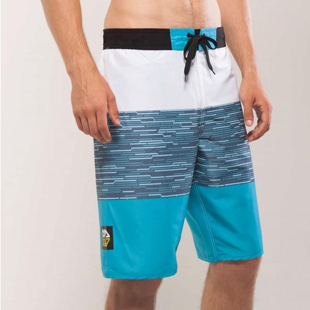 Men’s Board Shorts Aqua Marina Division - Black-Grey, S