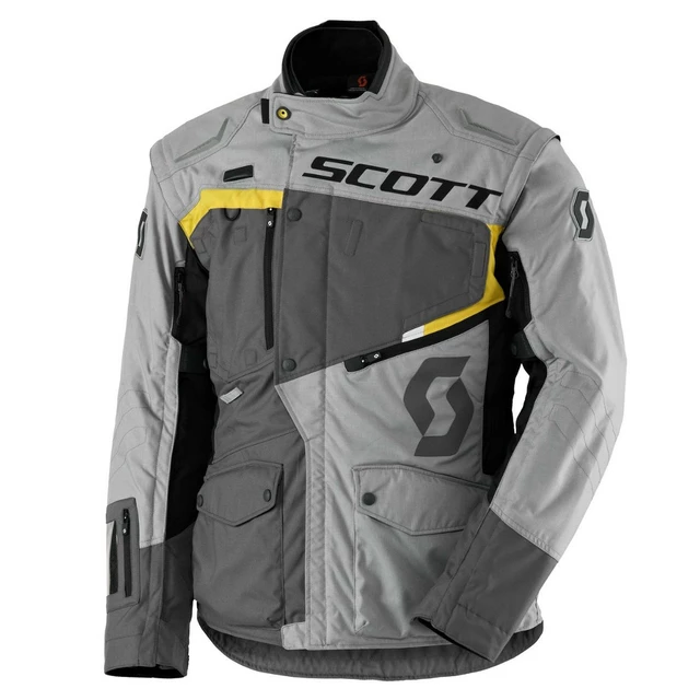 Motorcycle Jacket SCOTT Dualraid DP - Grey-Yellow