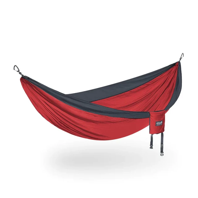 Hamak ENO DoubleNest S23 - Olive/Melon - Red/Charcoal