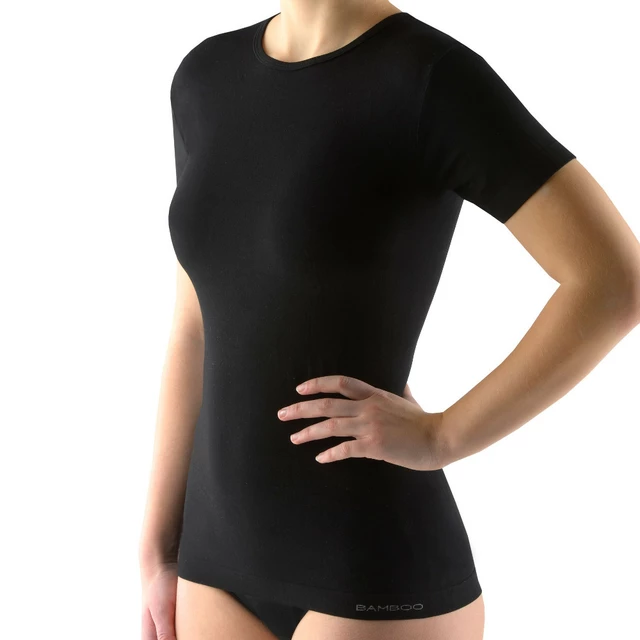 Unisex T-Shirt with short sleeves EcoBamboo - Black - Black