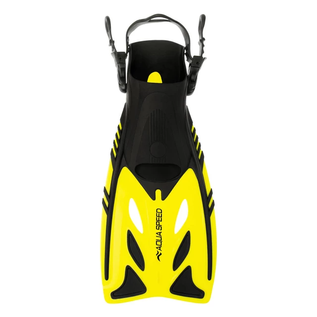 Kindertauchflossen Aqua Speed EON S - Black/Fluo Yellow