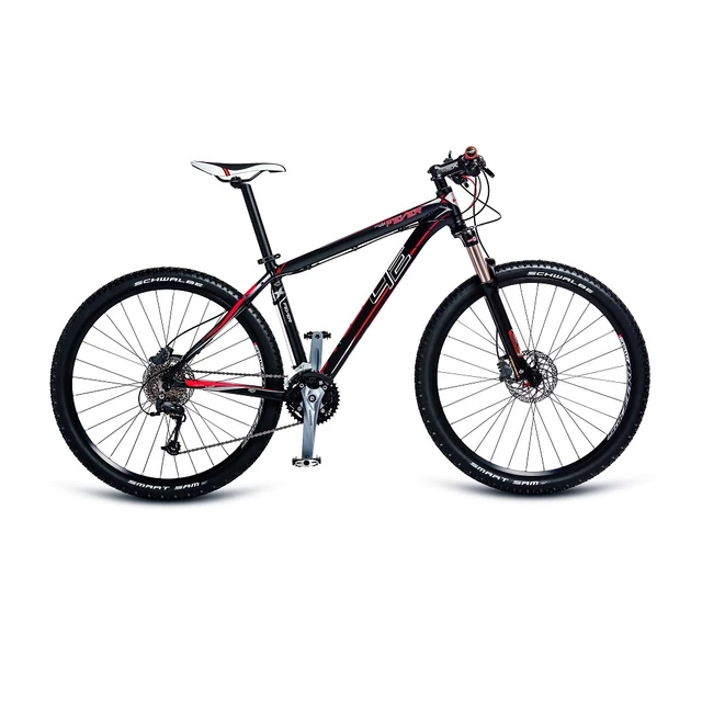 Horský bicykel 4EVER Fever 27,5'' - model 2017 - čierno-červená