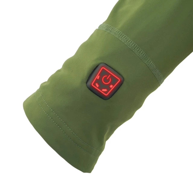 Heated Long-Sleeve T-Shirt Glovii GJ1C - Green