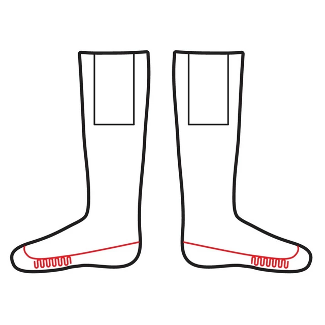 Heated Knee Socks Glovii GQ3