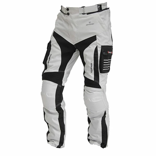Men's Motorcycle Trousers Spark GT Turismo - Light Grey