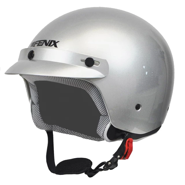Open face helmet FENIX HY-806 F - Silver