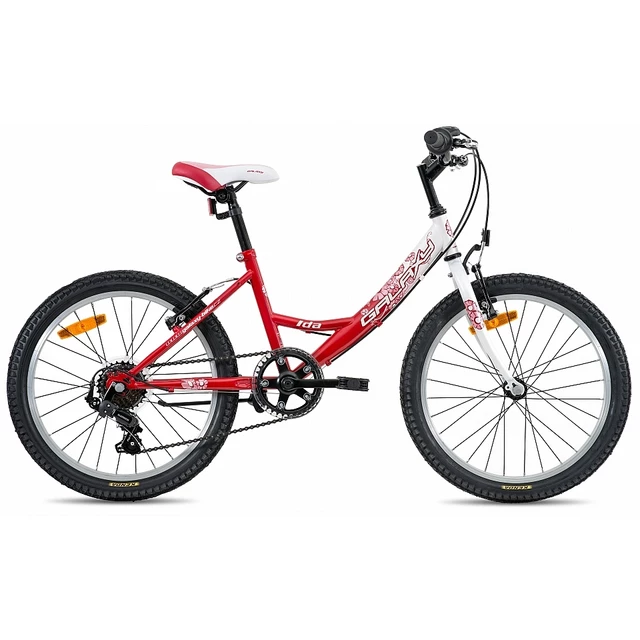 Detský dievčenský bicykel Galaxy Ida 20" - model 2015 - červeno-biela