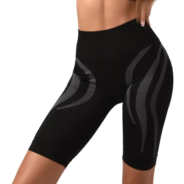 Boco Wear Black Warrior Short Damen Sport Shorts - schwarz