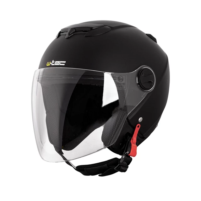 Moto přilba W-TEC YM-617 - Pure Matt Black - Pure Matt Black