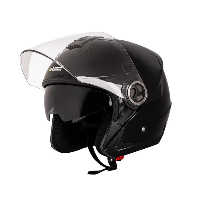 Motorcycle Helmet W-TEC YM-623 - Pure Black Gloss