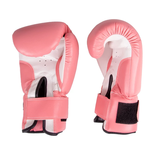 Rękawice bokserskie inSPORTline Ravna - Różowo-biały