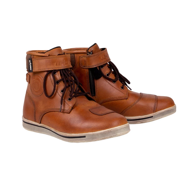 Motoros cipő W-TEC JuriCE - Copper Canyon Brown