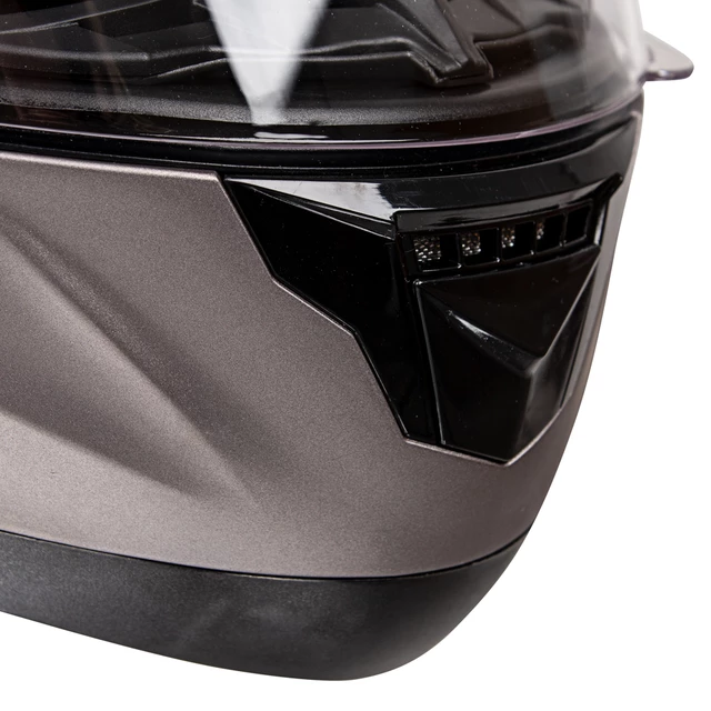 Kask motocyklowy szczękowy otwierany z blendą W-TEC Lanxamo