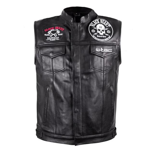 Motorcycle Vest W-TEC Rumbler - Black