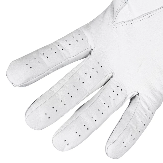 Pánske kožené rukavice inSPORTline Elmgreen - krémovo biela