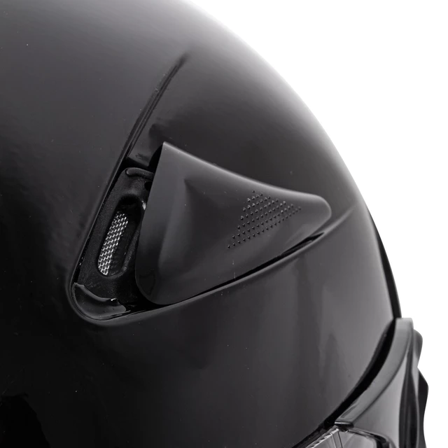 Kask motocyklowy otwarty z blendą W-TEC Neikko Black-Fluo