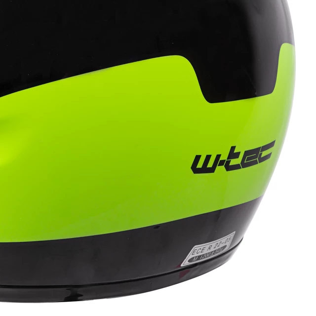 Motorcycle Helmet W-TEC Neikko Black-Fluo