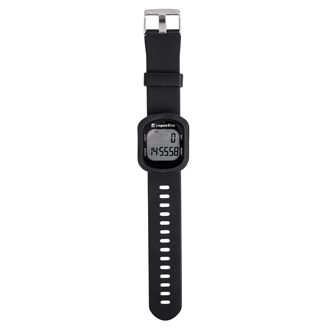 Podświetlany zegarek / krokomierz elektroniczny wodoodporny inSPORTline Strippy II