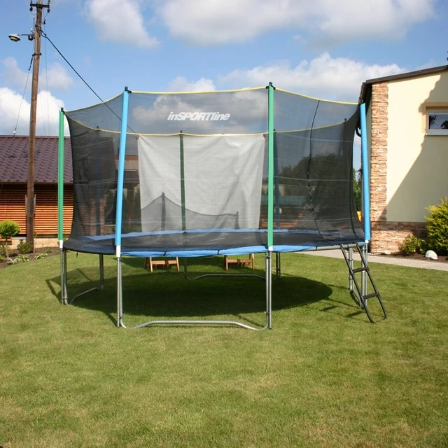 inSPORTline Zaščitna mreža za trampolin s cevmi 305 cm - 6 cevi