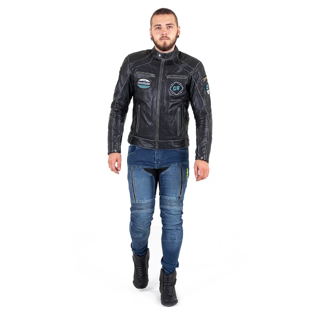 Leather Motorcycle Jacket W-TEC Losial