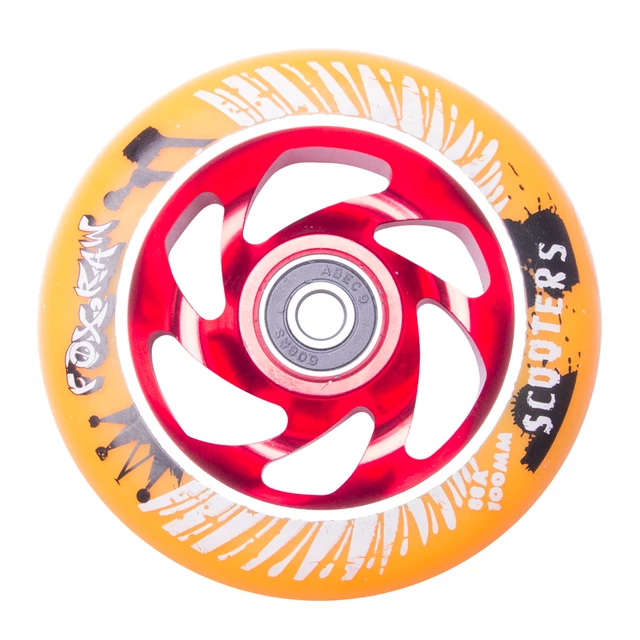 Roller kerék FOX PRO Raw 03 100 mm - narancssárga-vörös