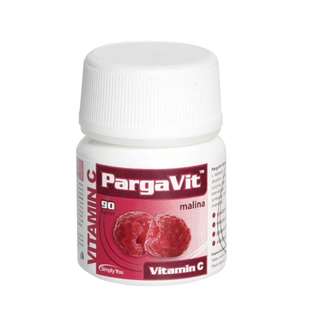 PargaVit Vitamin C Raspberry – 90 Tablets