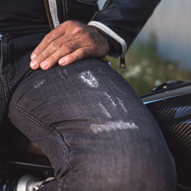 W-TEC Komaford Herren Motorradjeans - dunkelgrau