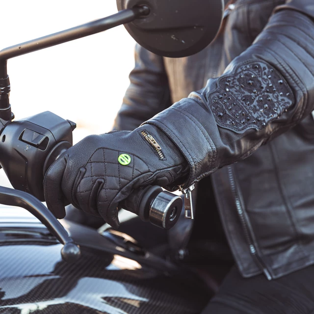Women's Leather Motorcycle Gloves W-TEC Perchta - inSPORTline