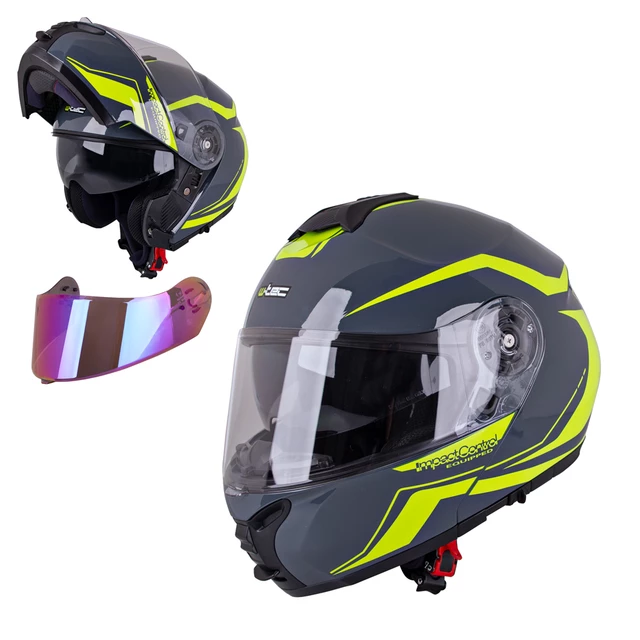 Výklopná moto prilba W-TEC FS-907 P/J - XXL (63-64)