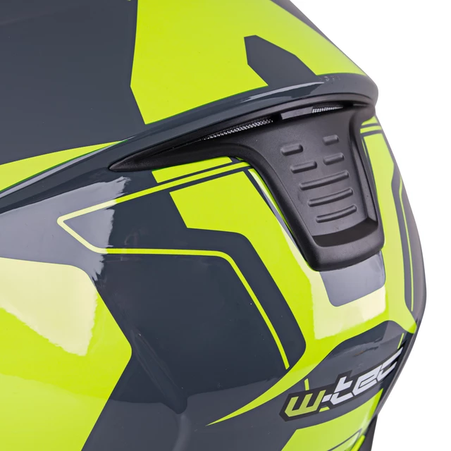 Kask motocyklowy szczękowy z blendą W-TEC FS-907 P/J + szybka - Gunmetal Antracite