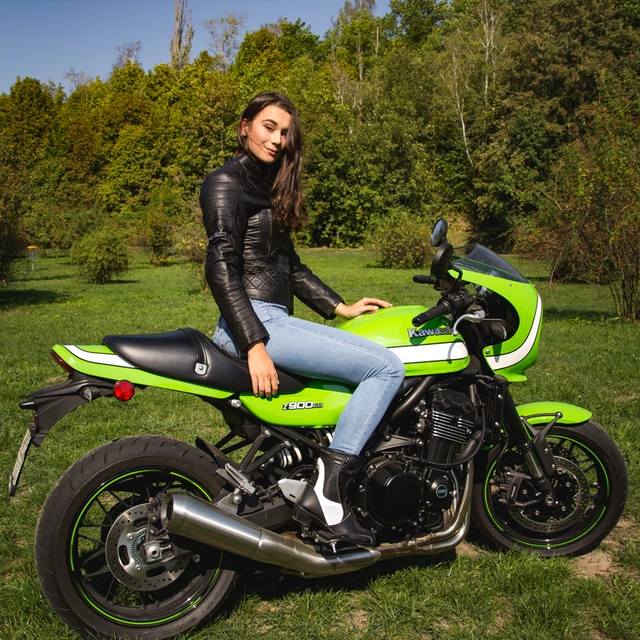 W-TEC Corallia Damen Leder Motorradjacke