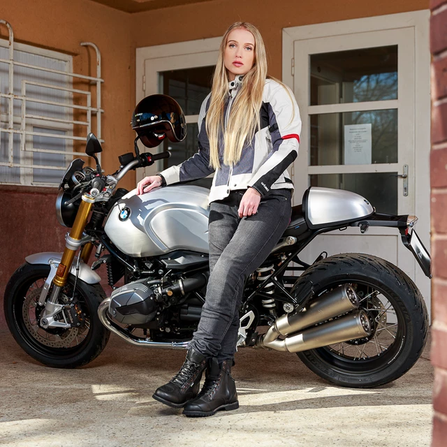 Women’s Motorcycle Jeans W-TEC Leonarda - Black