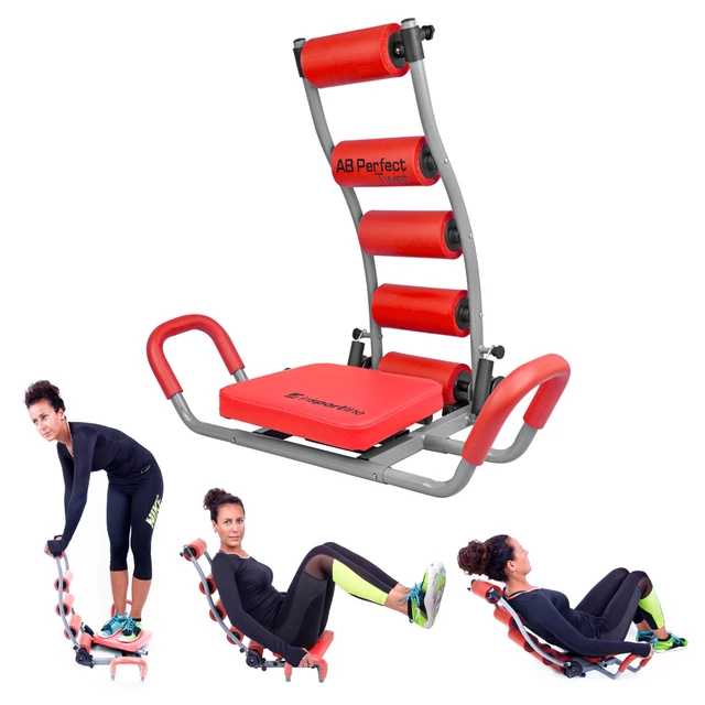 Ab Trainer inSPORTline AB Perfect Twist - Red
