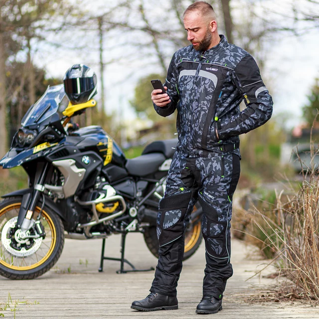 Męskie spodnie motocyklowe W-TEC Toregate - inSPORTline