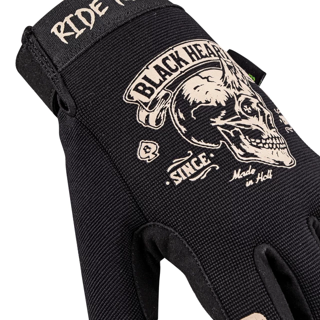 Moto rukavice W-TEC Black Heart Rioter - černá