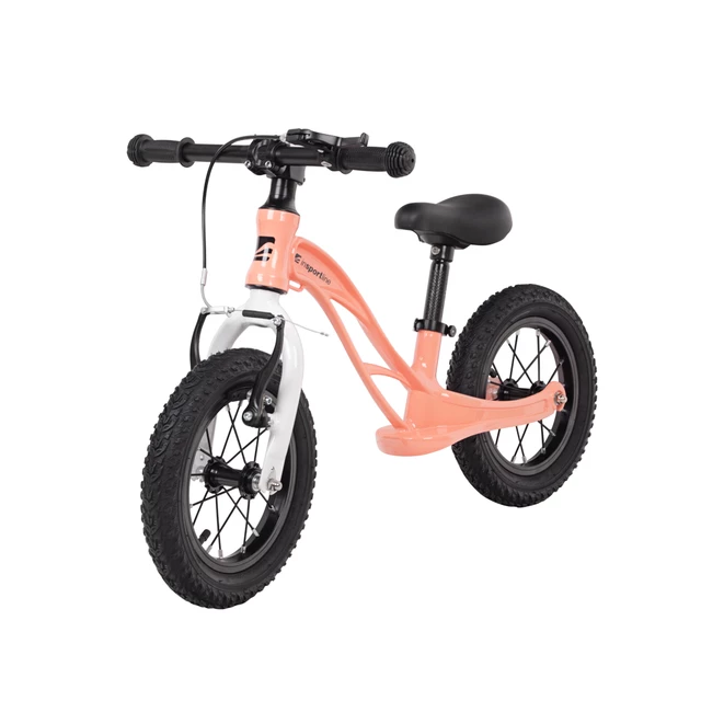 Children’s Balance Bike inSPORTline Pufino - Peach - Peach