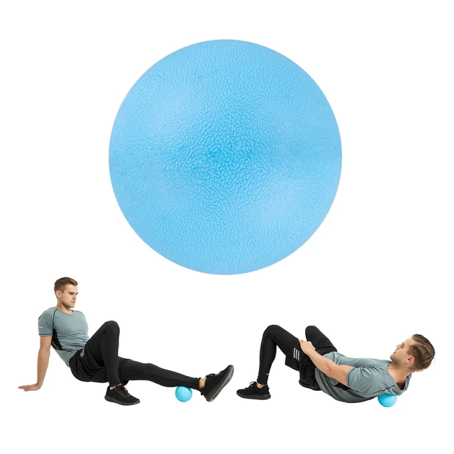 Massage Ball inSPORTline Thera 12cm - Blue - Blue