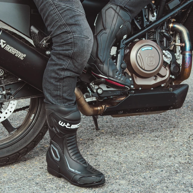 Moto topánky W-TEC Rison - čierna