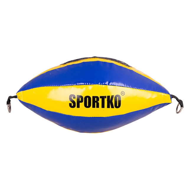 Worek treningowy SportKO GP2 22x40cm / 4,5kg - Niebiesko-czerwony - Żółto-niebieski