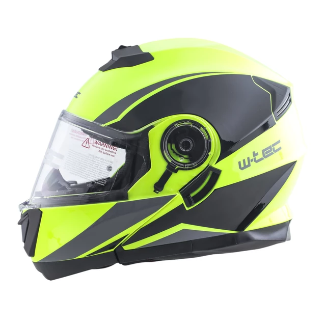 W-TEC Banelmeda Klapphelm - šedo-černo-fluo žlutá - schwarz-fluo gelb