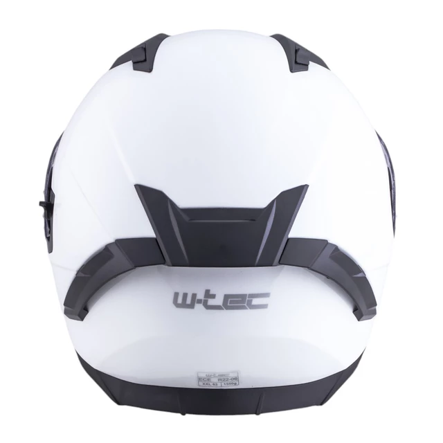 W-TEC Burgosa Reise-Helm - weiß glänzend