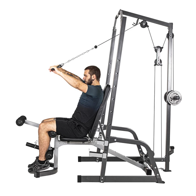 Wielofunkcyjny stojak atlas z ławką do ćwiczeń inSPORTline Power Rack PW60