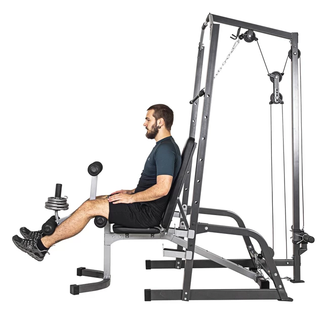 Wielofunkcyjny stojak atlas z ławką do ćwiczeń inSPORTline Power Rack PW60