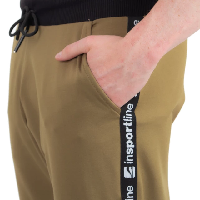 Męskie dresowe spodnie sportowe inSPORTline Comfyday Man - Czarny