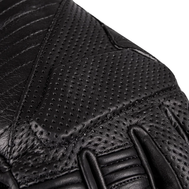Leather Motorcycle Gloves W-TEC Brillanta - Black