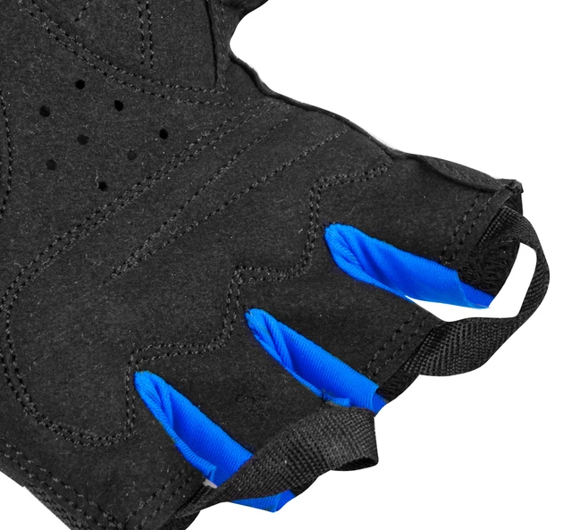 Cyklo rukavice W-TEC Bravoj - modro-čierna